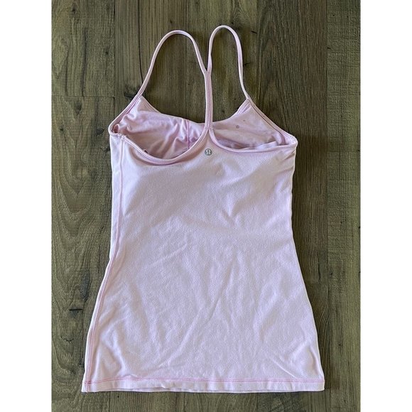 Lululemon Athletica W1AMXS Power Pose Light Pink Tank Top Women's Size 4 READ - Picture 2 of 4